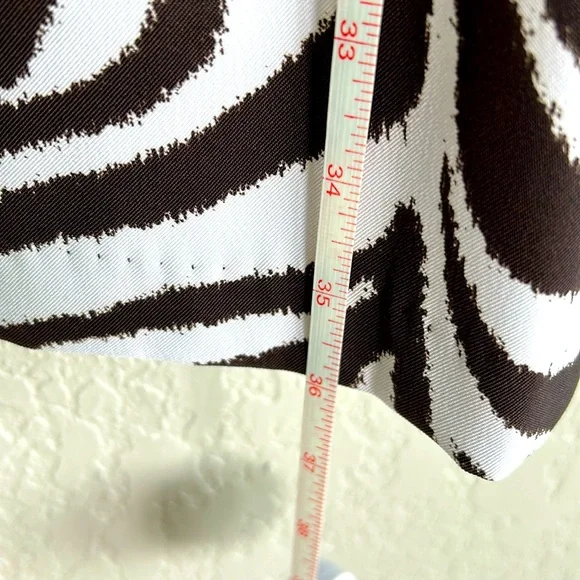 Connected Apparel Brown and White Zebra Print - Picture 7 of 10